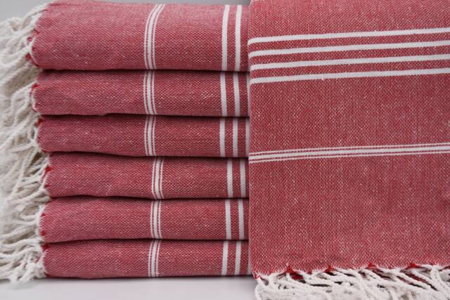 "Turkish Towel, Striped Towel, Beach Towel, Handmade Towel, Cotton Towel, 40""x70" - image 1