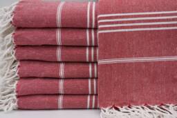 "Turkish Towel, Striped Towel, Beach Towel, Handmade Towel, Cotton Towel, 40""x70" - thumbnail 1