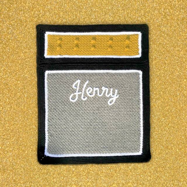 Hand Crochet Personalised Baby Name Pram Blanket - Music Amp Design in Melbourne, Australia
