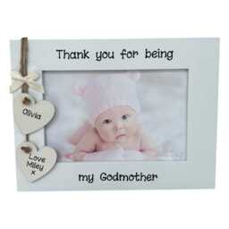 Thank You For Being My Godmother Personalised Photo Frame Gift - thumbnail 2