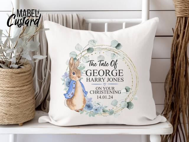 Boys Christening Gift, Personalised Baptism Day Gift For Godson, Godson - image 1