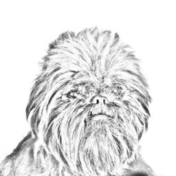Affenpinscher - Wooden Stand For Candles/Pens With The Image Of A Dog New Collection - thumbnail 2