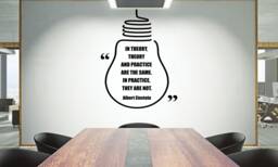 Teamwork Quote Vinyl Wall Decal Office Decor, Inspirational Art 2399Re - thumbnail 1