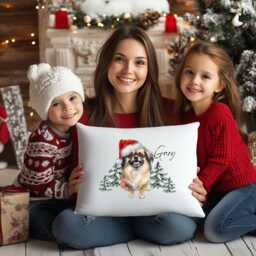 Personalised Cockapoo Cushion, Christmas Decorations, Cushion Cover, Gifts, Decor, Gift For Her, Him, Custom - thumbnail 4