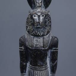 Statue Of Egyptian Art Goddess Sekhmet 3 Style Granite Stone Made in Egypt - thumbnail 2