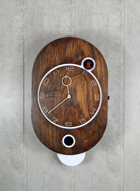 Cuckoo Clock, Tinted Ash Veneer Finish - image 1