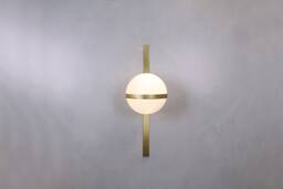 Vanity Light - Modern Wall Sconce Brass Lights- Mid Century Fixture - thumbnail 1