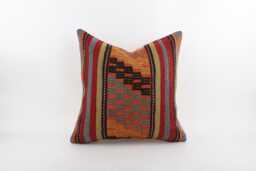 20x20 Decorative Pillows For Couch - Kilim Cushion - thumbnail 1