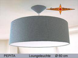 Pendant Lamp Pepita Black White Hanging With Diffuser - thumbnail 2