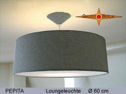 Pendant Lamp Pepita Black White Hanging With Diffuser - thumbnail 3