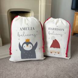 Personalised Christmas Sack - Family Sacks Toy Decorations - thumbnail 4