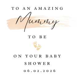 Personalised Baby Shower Candle Gift Hamper Card Cards Gifts Print W - thumbnail 4