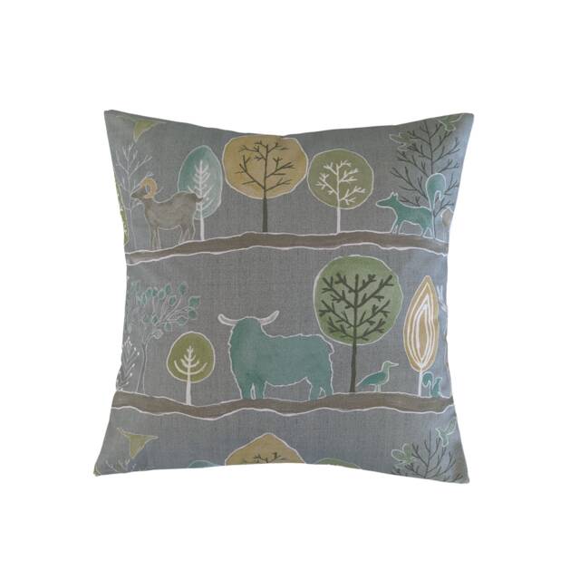 "Cushion Cover in Voyage Maison Ariundle Woodland Wilderness Pine Green 14"" 16"" 18"" 20" - image 1