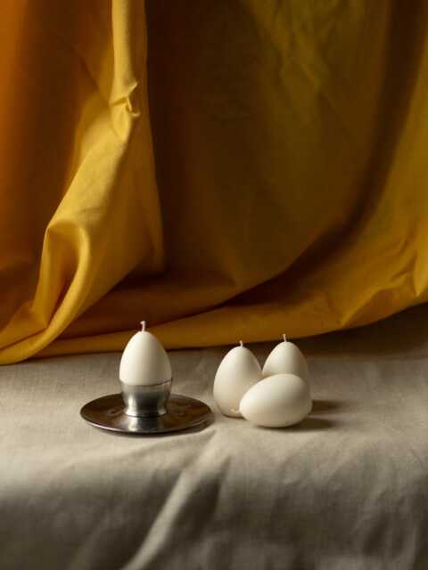Egg Yolk Candle, Shaped Soy Wax Art Unique Home Decor, Aesthetic Gift For Her, Handmade Food Inspired Candle - image 1