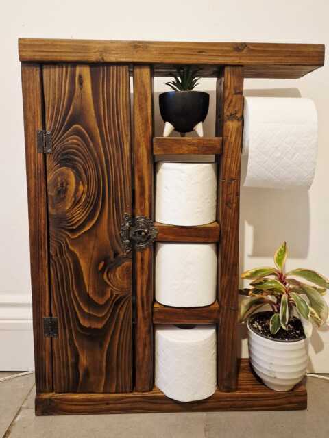Toilet Roll Holder/Cabinet Storage - image 1