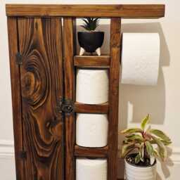 Toilet Roll Holder/Cabinet Storage - thumbnail 2