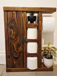 Toilet Roll Holder/Cabinet Storage - thumbnail 1
