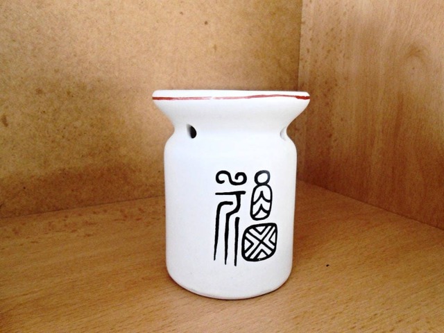 Essential Oil Diffuser Ceramic Burner Hot White Porcelain Room Fragrance Feng Shui Aromatherapy Candle Warmer Hand Painted Art - image 1