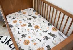 Halloween - Pumpkins & Cats, Bedding, Duvet Covers, Fitted Sheets, Festive Bedding, Spooky Halloween, Kids Bedding