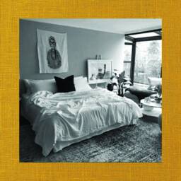 Mustard Yellow Linen Coverlet - Solid Bedspread 100% Flax Fabric Made in The Usa - thumbnail 1