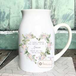 Personalised It Takes Someone Very Special Mum Nanna Nanny Grandma Home Wildflower Butterfly Floral Ceramic Small Vase Jug Mug Birthday Gift - thumbnail 2