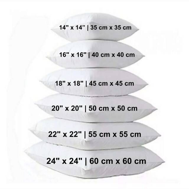 Hollowfibre Cushion Pads Inner Inserts Fillers Square Scatters Filled Pillow Stuffer For Sofa Couch Bed Super Soft Bounce Back Plump - image 1