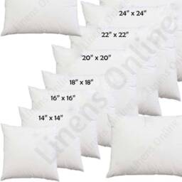 Hollowfibre Cushion Pads Inner Inserts Fillers Square Scatters Filled Pillow Stuffer For Sofa Couch Bed Super Soft Bounce Back Plump - thumbnail 2
