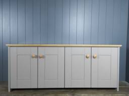 Handmade Wood Cupboard With Soft Close Doors Shoe Rack Or Storage