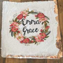 Sequin Pillow, Girls Babys Room Nursery Custom Name Baby Shower Gift - thumbnail 4