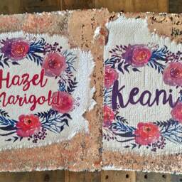 Sequin Pillow, Girls Babys Room Nursery Custom Name Baby Shower Gift - thumbnail 2
