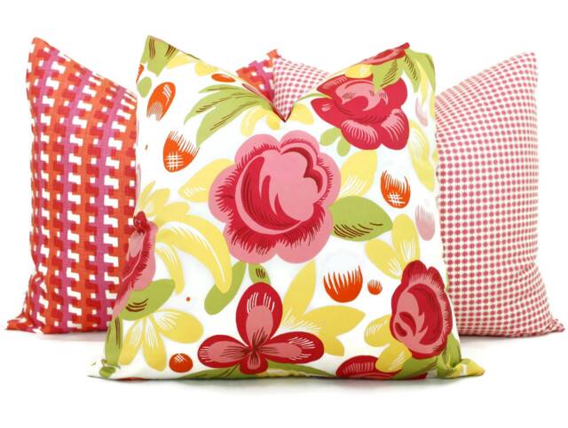 Schumacher Juin Floral Pillow Cover Paul Poiret Design - image 1
