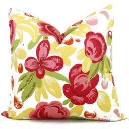 Schumacher Juin Floral Pillow Cover Paul Poiret Design - thumbnail 2