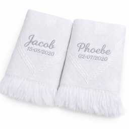 Personalised Baby Shawl Wrap Blanket Embroidered Newborn Gift New Baby