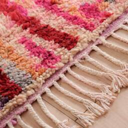 Moroccan Runner Rug 2x10 Ft, Vintage Berber Runner, Handwoven Wool Hallway Rug, 71x322 cm - thumbnail 4