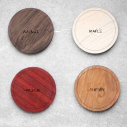 Custom Engraved Wooden Christmas Ornament Wreath Holiday Decor - thumbnail 2