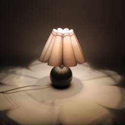 Dark Grey Fabric Bedside Lamp Ceramic Base, Modern Home Decor - thumbnail 4