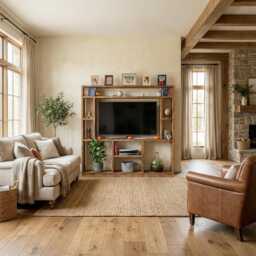 Reclaimed Wood Bookcase/Shelving Unit - Scaffold Furniture- Tvog - thumbnail 1