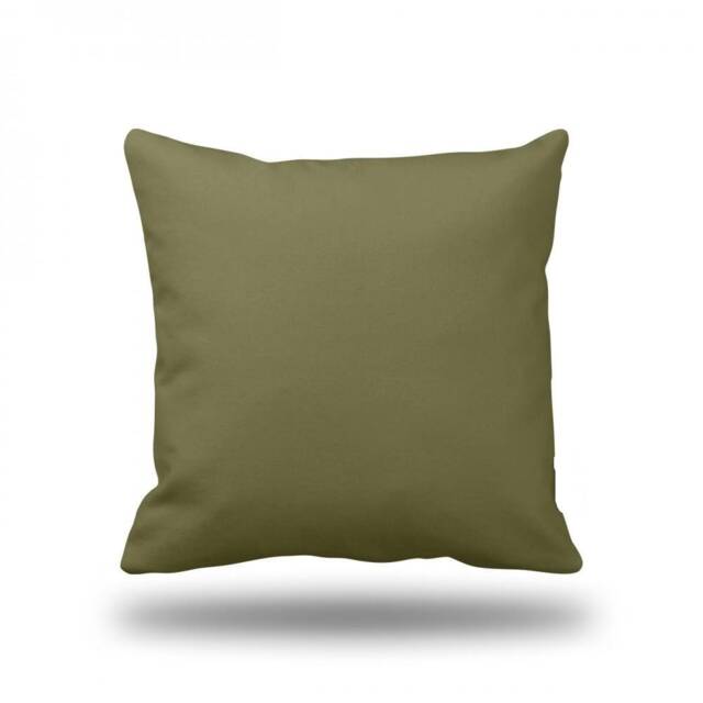Solid Dark Green- Throw Pillow, Decorative Pillow Cover, Case - Square- 17 - image 1