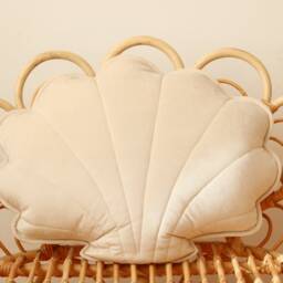 "Velvet Shell Pillow ""Cream" - thumbnail 3
