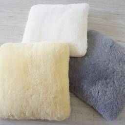 Genuine Sheepskin Seat Pad - Cozy Chair Cushion, Non-Slip - thumbnail 4
