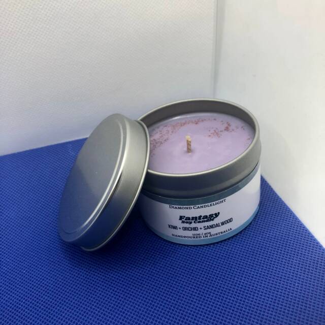 Fantasy Soy Candle Kiwi, Orchid & Sandalwood Scent - image 1