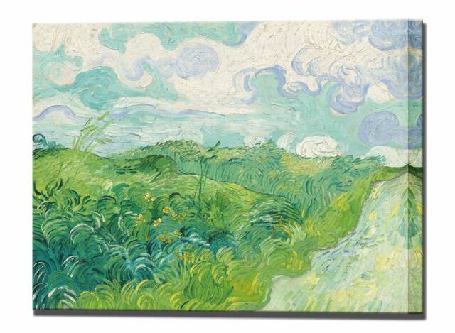 Vincent Van Gogh, Canvas Wall Art Print, Field With Green Wheat, Decor Print Interior Design Ready To Hang - image 1
