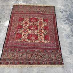 4'4x5'8 Ft New Afghan Chubi Kilim Rug - Handwoven Wool Flatweave, Maimana Tribal Pattern, Vintage-style Oriental Area Carpet - thumbnail 2
