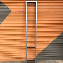 Frames Only Book Case - Shelving Unit Room Divider Bar Made From Box Section Steel - thumbnail 3