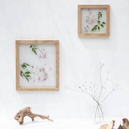 Lilac Moments - Pressed Flowers Art Framed Botanicals Real Flowers Herbarium Flower Frame Wall Decor Set - thumbnail 3