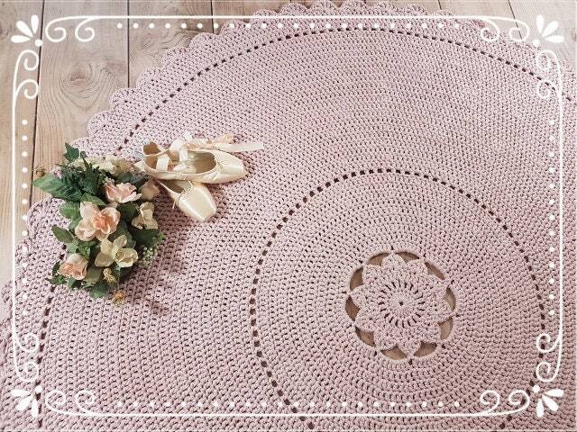 Carpet - Chlo?? 180 cm 100% Cotton Choice Of Colors - image 1