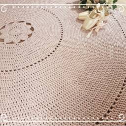 Carpet - Chlo?? 180 cm 100% Cotton Choice Of Colors - thumbnail 3