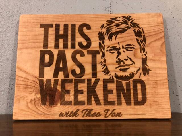 Personalized Engraved Pine Wood Sign - Custom Wall Art - image 1