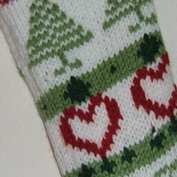 Personalized Hand Knitted Christmas Stocking - thumbnail 2