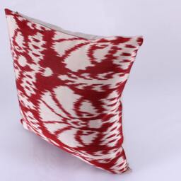 Ikat Pillow, Hand Woven Pillow Cover, Throw Pillows, Designer Decorative Accent Pillows - thumbnail 2